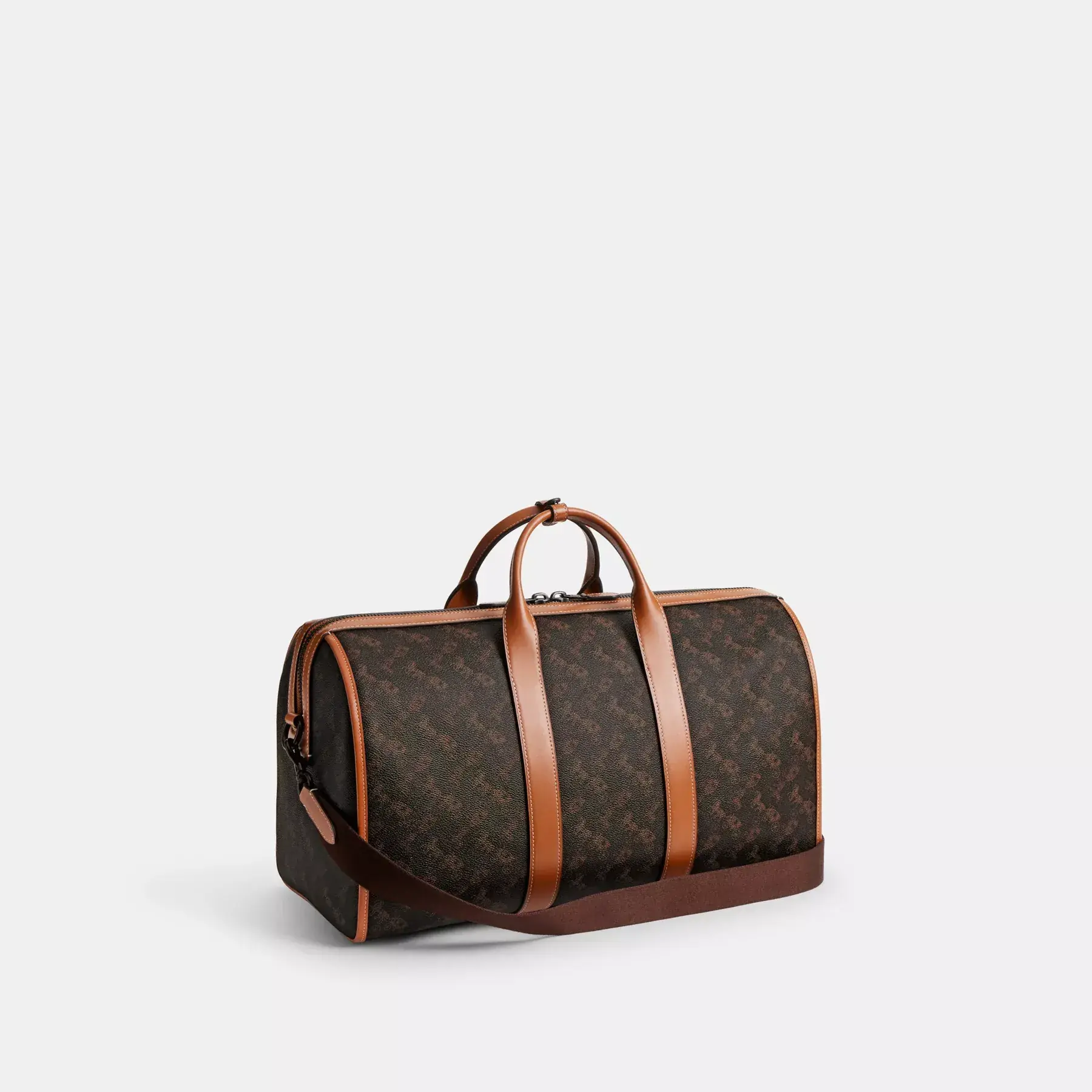 COACH Geantă Gotham Duffle 45 Cu imprimeu de cal și cărucior Trufa