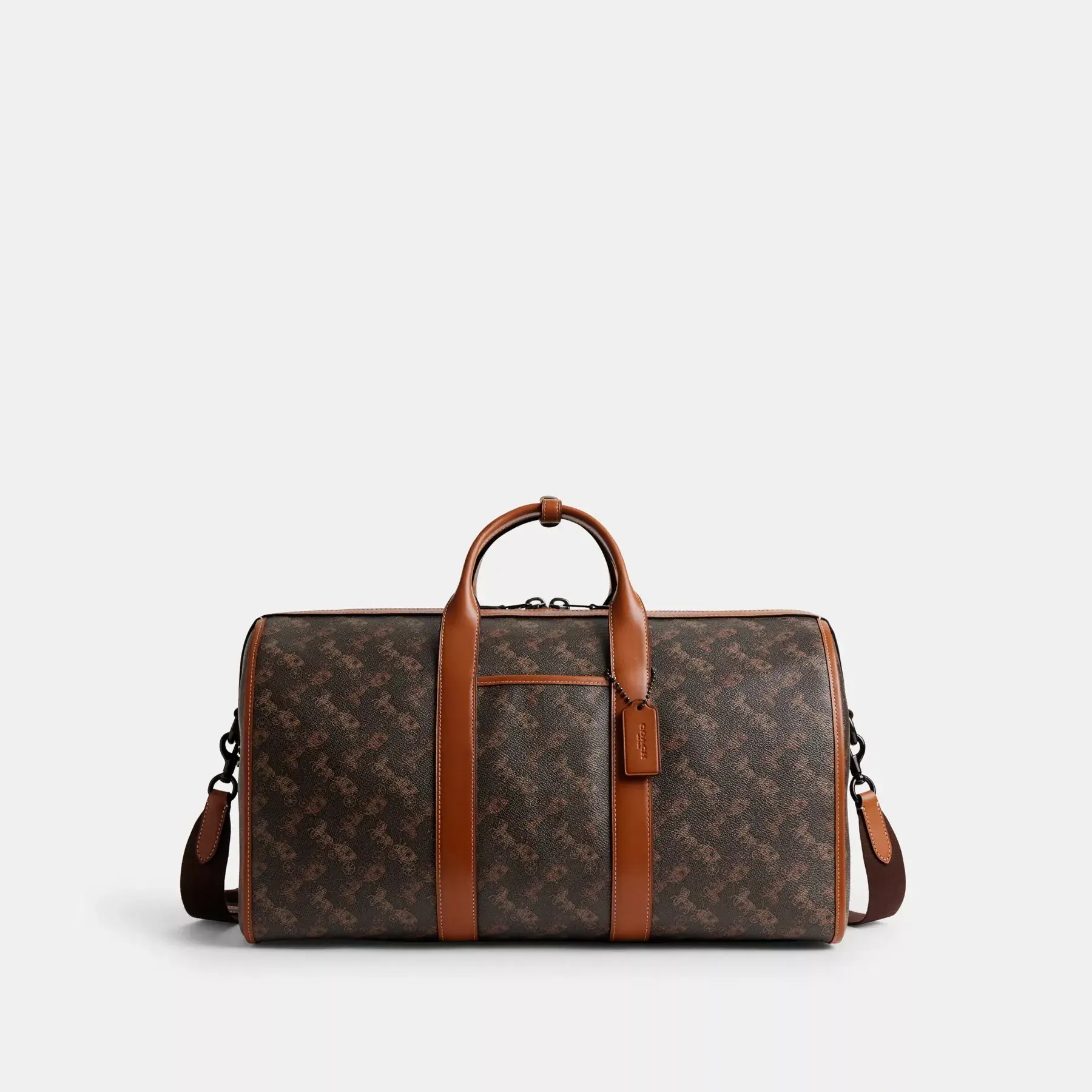 COACH Geantă Gotham Duffle 45 Cu imprimeu de cal și cărucior Trufa