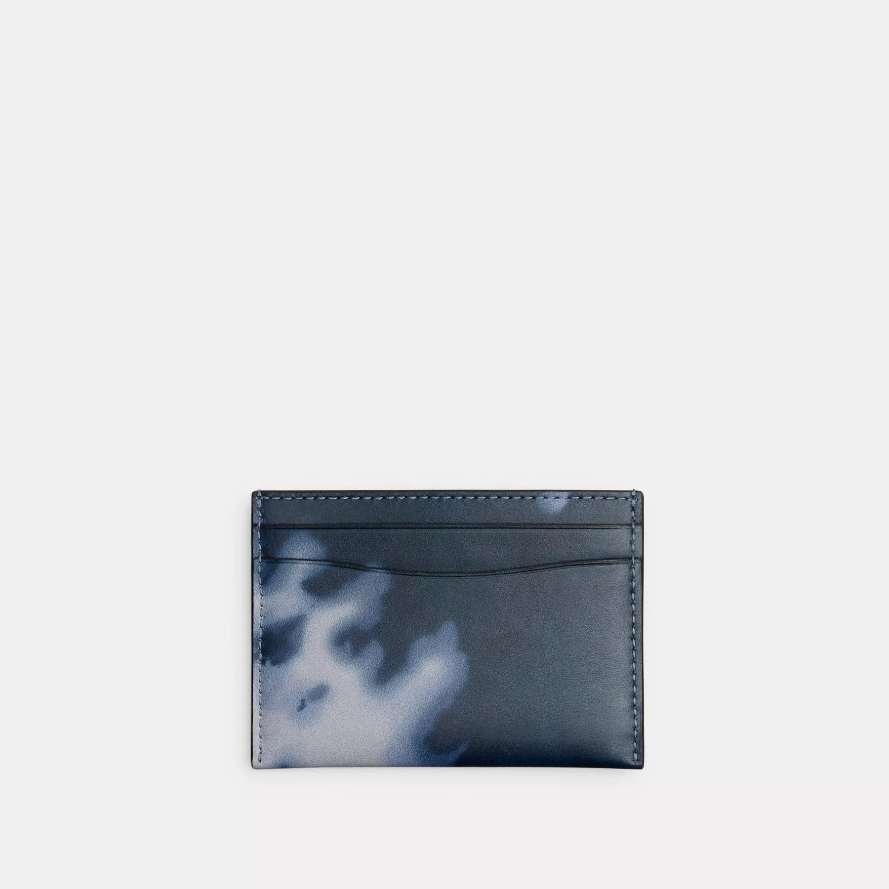 COACH Husă pentru carduri Essential cu imprimeu Tie-Dye Marina de la miezul nopții